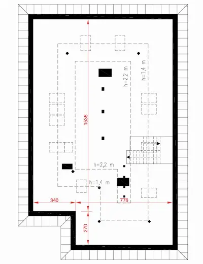 Wariantowy - wariant I (etap I) — rzuty kondygnacji 2
