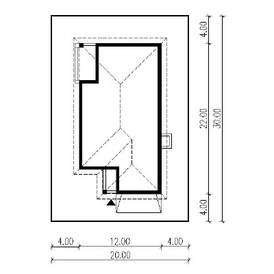 Wariantowy - wariant II — plan sytuacyjny 1