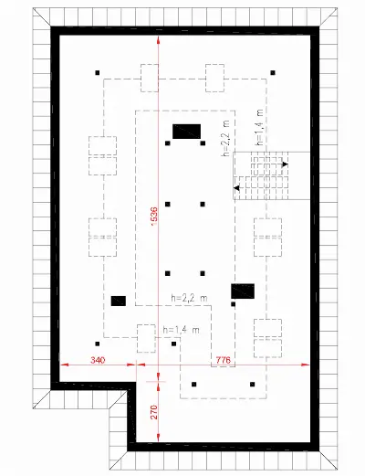 Wariantowy - wariant III (etap I) — rzuty kondygnacji 2