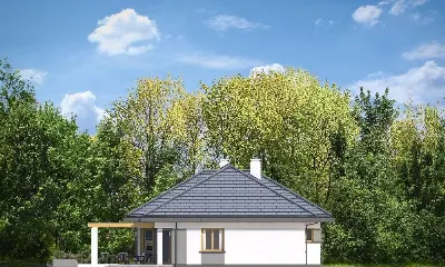 Wąski — elewacje 2 (odbicie lustrzane)