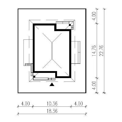 Wesoła melodia — plan sytuacyjny 1 (odbicie lustrzane)