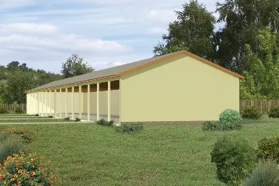 Wiata magazynowa PMC01a — wizualizacje 1