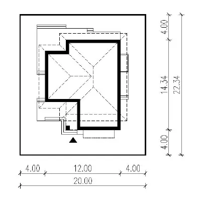 Wieczorny pejzaż — plan sytuacyjny 1