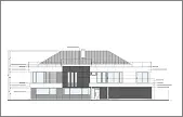 Projekt domu Willa Floryda wariant D — wizualizacja