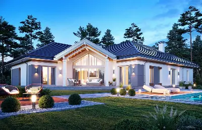 Willa Parkowa 6 modern A — wizualizacje 1