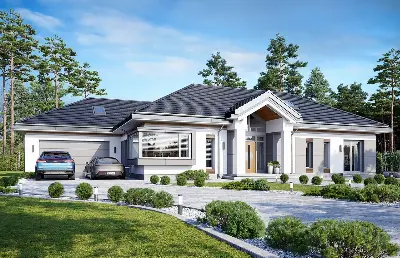 Willa Parkowa 6 modern A — wizualizacje 2