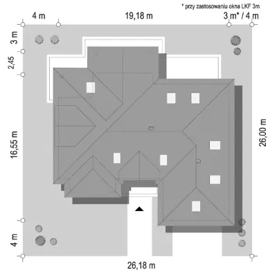 Willa Parkowa 9 — plan sytuacyjny 1