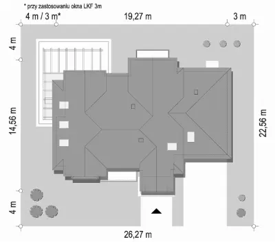 Willa Siedziba 3 — plan sytuacyjny 1