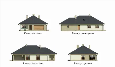Wiosenny powiew - wariant I — elewacje 1