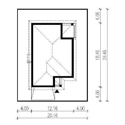 Wiosenny powiew — plan sytuacyjny 1 (odbicie lustrzane)