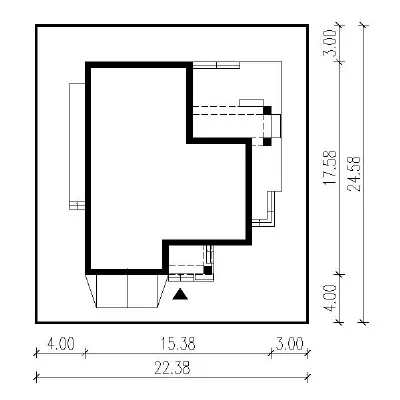 Wrzosowe wzgórza - wariant II — plan sytuacyjny 1 (odbicie lustrzane)