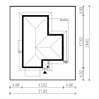 Wrzosowe wzgórza — plan sytuacyjny 1 (odbicie lustrzane)