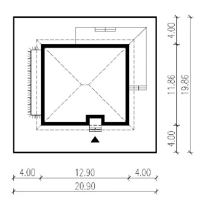 Wspaniałe słońce — plan sytuacyjny 1 (odbicie lustrzane)