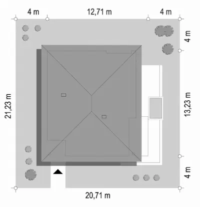 Wspaniały 2 — plan sytuacyjny 1 (odbicie lustrzane)