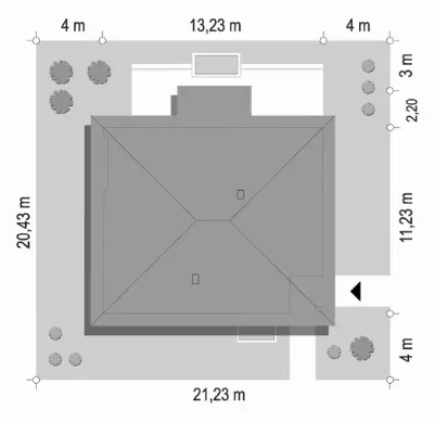 Wspaniały 3 — plan sytuacyjny 1 (odbicie lustrzane)