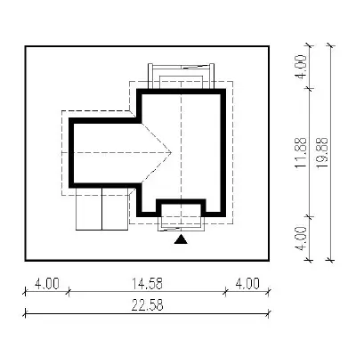 Wspaniały - wariant II — plan sytuacyjny 1 (odbicie lustrzane)