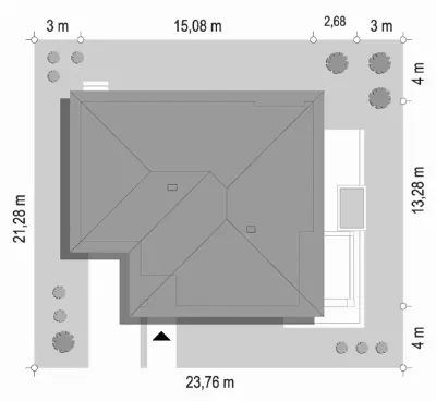 Wspaniały — plan sytuacyjny 1 (odbicie lustrzane)