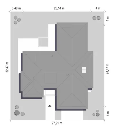 Wyjątkowy 2 — plan sytuacyjny 1 (odbicie lustrzane)