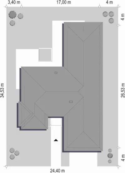 Wyjątkowy 3 — plan sytuacyjny 1 (odbicie lustrzane)