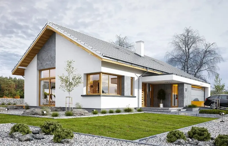Projekt domu Wymarzony 5 — wizualizacja