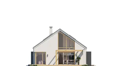 Wymarzony 8 B — elewacje 3 (odbicie lustrzane)