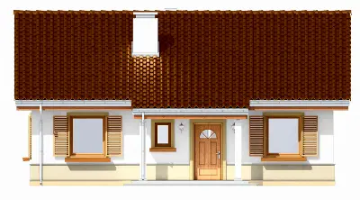 Żabka — elewacje 1 (odbicie lustrzane)