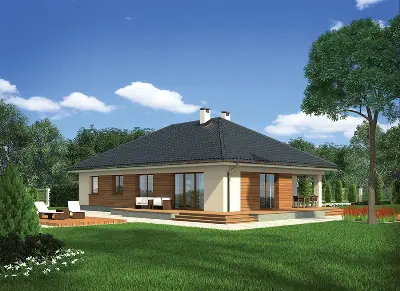 Zachodni widok - wariant I — wizualizacje 3 (odbicie lustrzane)