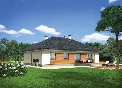 Zachodni widok - wariant I — wizualizacje 2 (odbicie lustrzane)