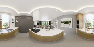 Zachodzące słońce - wariant I — panoramy 360° 3