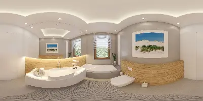 Zachodzące słońce - wariant I — panoramy 360° 4
