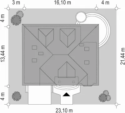 Zacisze — plan sytuacyjny 1
