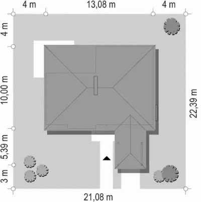 Zagajnik — plan sytuacyjny 1