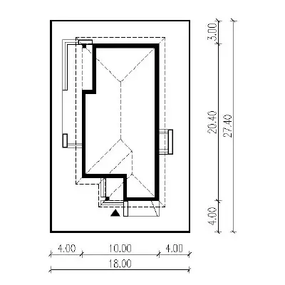 Zamierzony — plan sytuacyjny 1