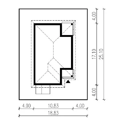 Zapach wiosny — plan sytuacyjny 1 (odbicie lustrzane)