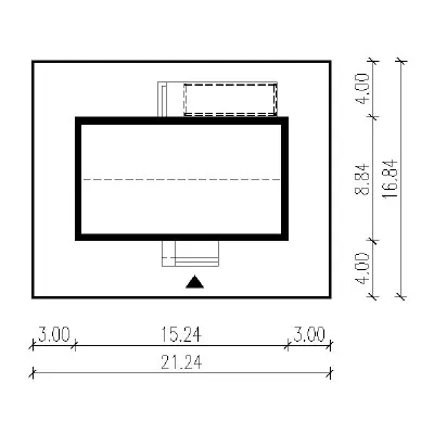 Zaufany N — plan sytuacyjny 1 (odbicie lustrzane)