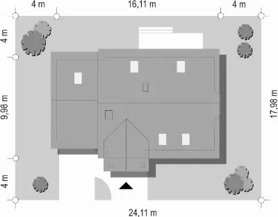 Zgrabny 4 — plan sytuacyjny 1