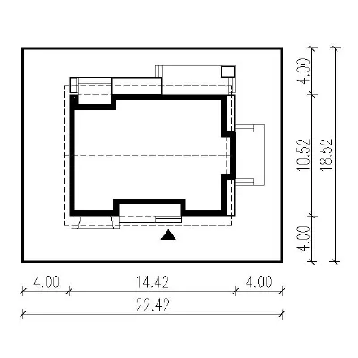 Zorganizowany (etap I) — plan sytuacyjny 1 (odbicie lustrzane)