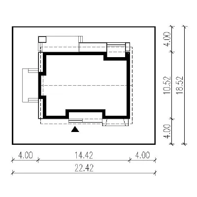 Zorganizowany (etap I) — plan sytuacyjny 1
