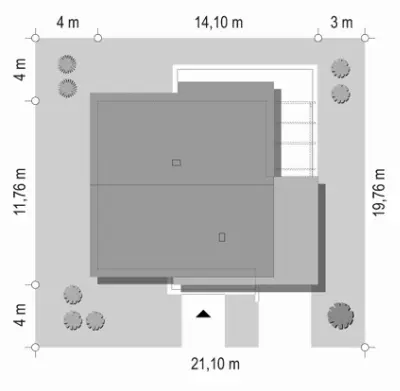 Zosia 7 B — plan sytuacyjny 1