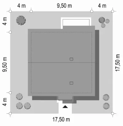 Zosia wariant B — plan sytuacyjny 1
