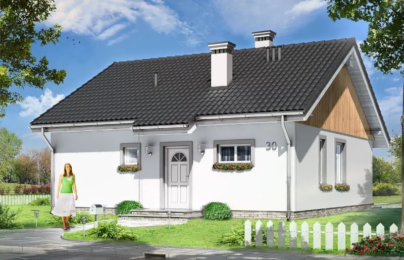 Projekt domu Zosia — wizualizacja